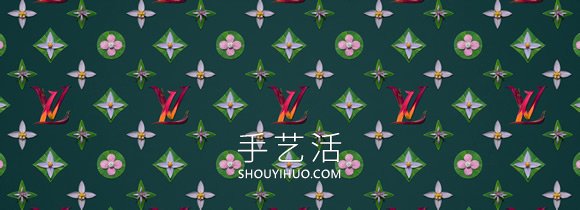 时尚品牌logo掉进花花世界！井上罗来的花瓣DIY