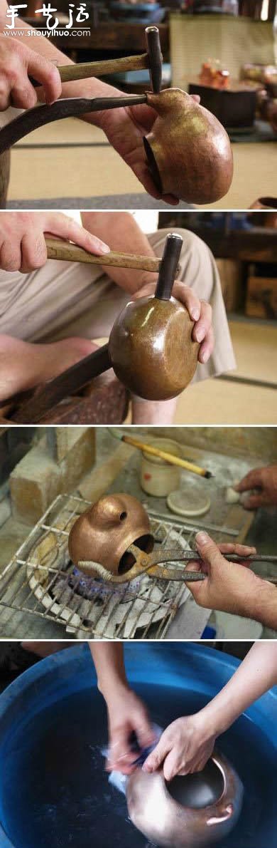 铁艺手工制作铜水壶的方法