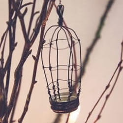 瓶盖制作鸟笼挂饰的方法 简单铁丝小鸟笼DIY制作