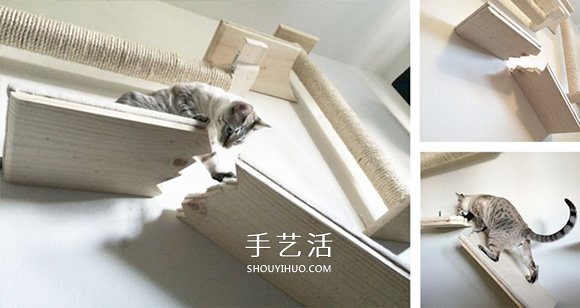 新奇的手工猫家具作品 可爱精致又富创意！