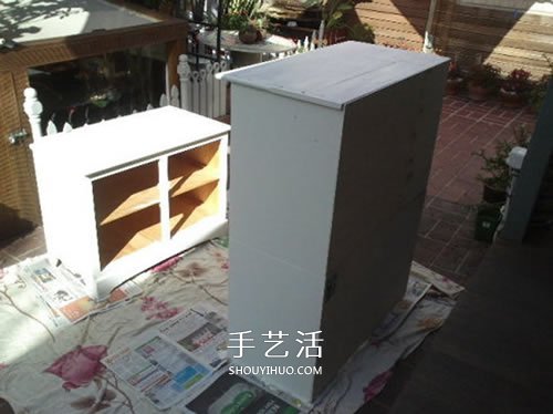 旧书柜改造鸟柜的过程 自制木头鸟柜的方法