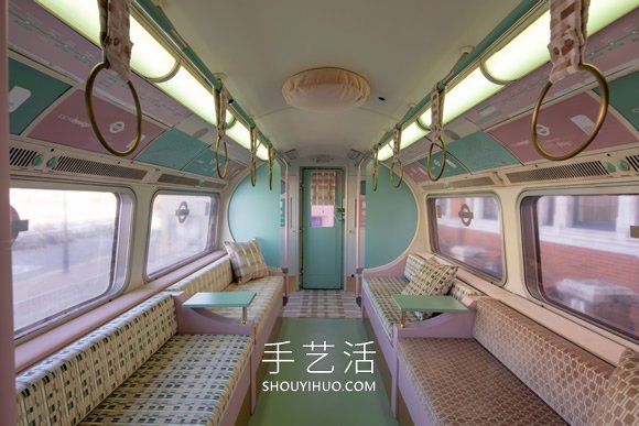 1967年伦敦地铁车厢改造 DIY怀旧感粉嫩天堂！