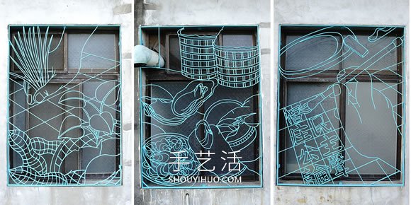 铁花窗图案设计DIY，重现台湾最美丽铁花窗风情
