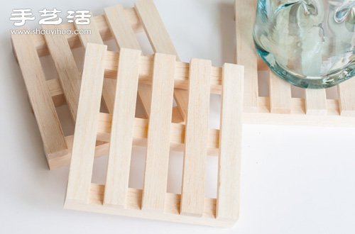 简洁格栅木托盘DIY手工制作图解教程