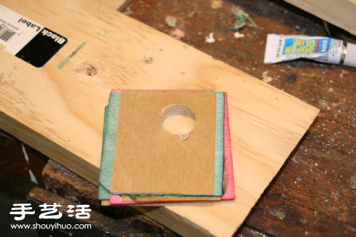 纯手工打造圆环木戒指图解教程