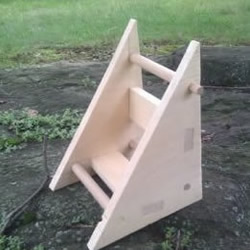 简单木工活手工制作简易书架