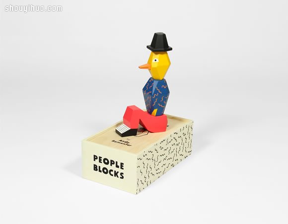 People Blocks 2 木玩偶雕塑作品欣赏