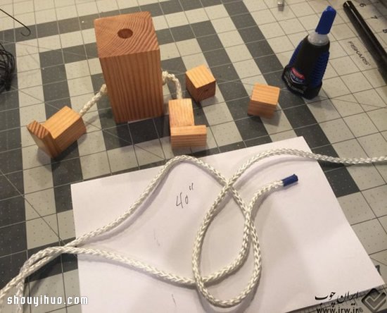 废弃木头变废为宝手工制作儿童玩具人偶