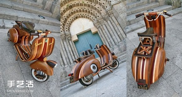 意大利木匠的惊艳摩托车改造 送给女儿的爱心礼物