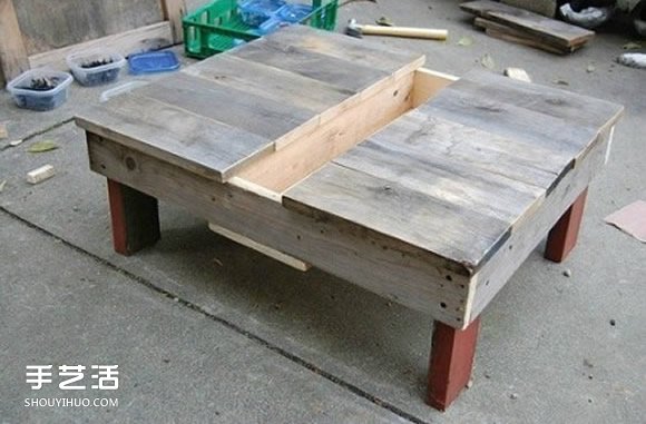 自制木板多肉花架DIY教程 还可以当桌椅用！