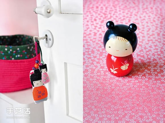 日本娃娃小芥子手工制作 自制可爱小木偶的方法