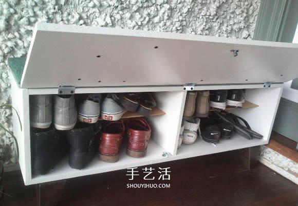 废料制作鞋柜的教程 DIY木鞋柜的制作方法