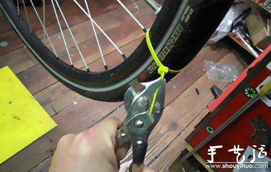 自行车轮胎防滑DIY