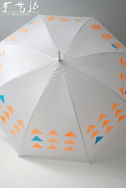 手工DIY漂亮花雨伞的方法