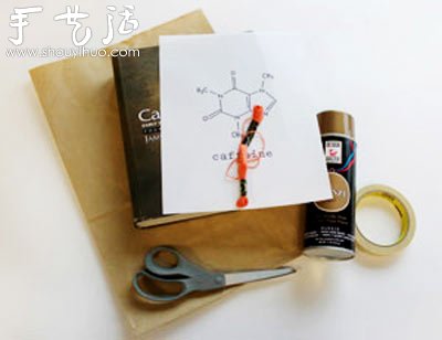 DIY绣花牛皮纸书皮 绣花牛皮纸书皮制作