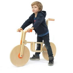 宜家木凳DIY木制自行车