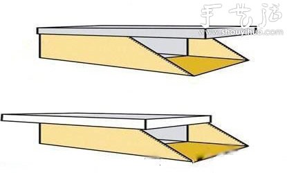 鞋盒改造成简易鞋架的教程