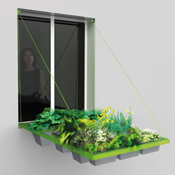 活动式窗台改造 让绿色盆栽成为最独特那扇窗