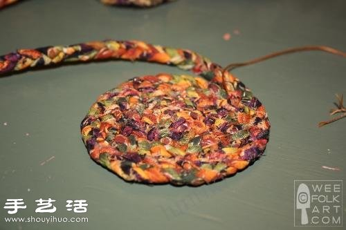 旧衣服改造 废物利用DIY漂亮杯垫/碗垫