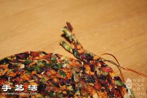 旧衣服改造 废物利用DIY漂亮杯垫/碗垫