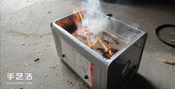 如何自制烧烤炉图解 简易木炭烧烤炉制作方法