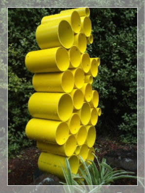 PVC管制作园艺雕塑教程 自制PVC管雕塑的方法