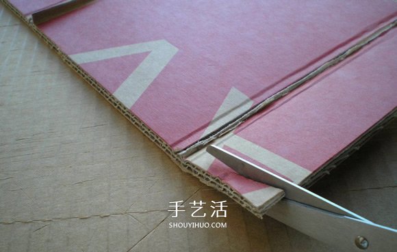 自制硬纸板葡萄酒架的制作方法图解步骤
