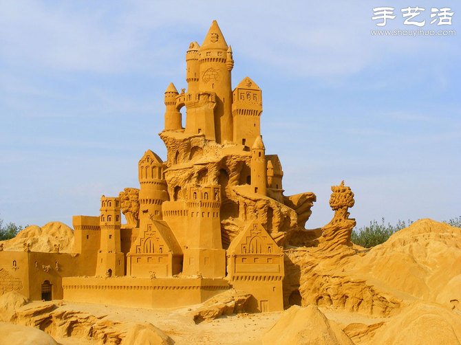 宏伟震撼的沙雕艺术