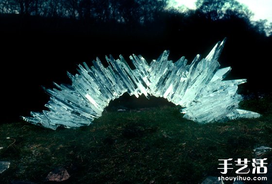 Andy Goldsworthy的大地雕塑艺术作品