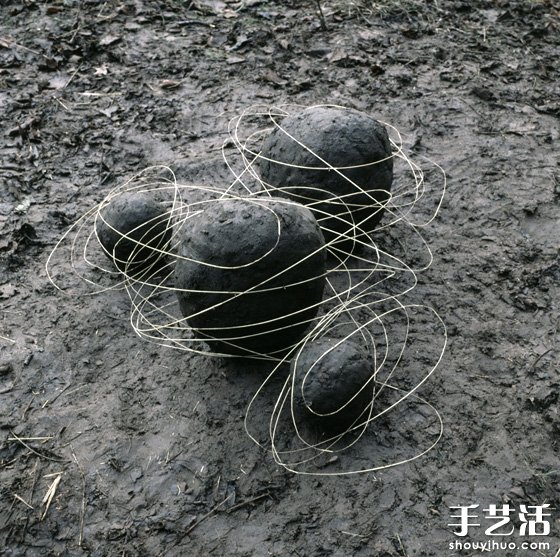 Andy Goldsworthy的大地雕塑艺术作品