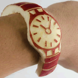 恶搞雕刻：真正苹果制作的Apple Watch