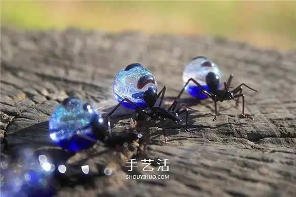 逼真到极致的昆虫玻璃雕塑 按照一比一还原！