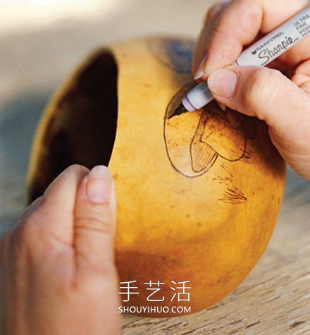 手工雕刻葫芦的方法制作过程