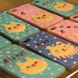 DIY个性软陶iphone外壳