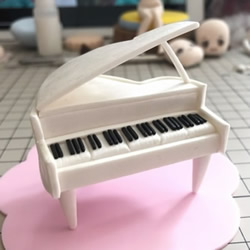 超轻粘土手工制作钢琴的做法教程