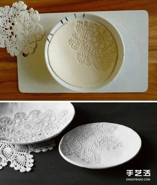 软陶粘土装饰盘DIY 漂亮装饰盘手工制作教程