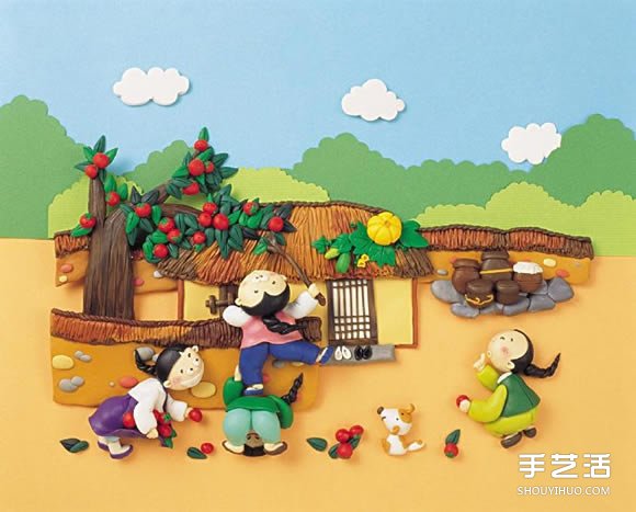韩国粘土插画作品欣赏 精致的粘土插画图片