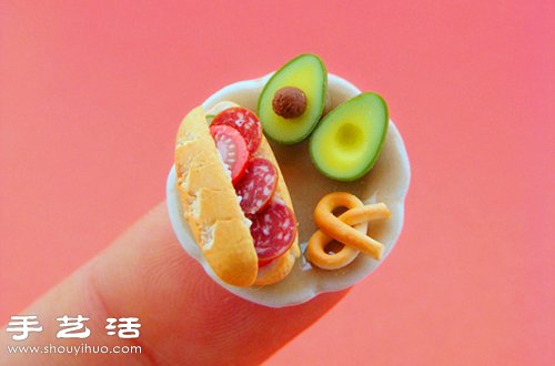 迷你软陶粘土食物模型