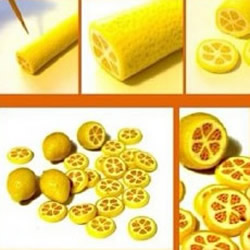 超轻粘土柠檬的制作方法 柠檬片用粘土做步骤图解