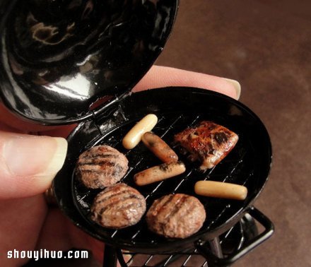 超迷你超精致的软陶粘土美食模型