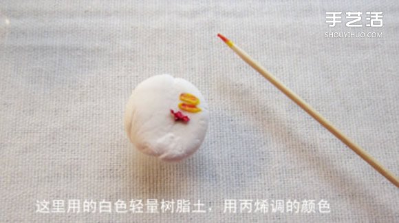 超轻粘土制作马卡龙甜点小饰品的方法图解教程