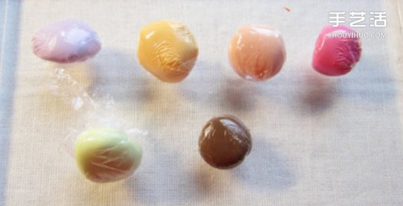 超轻粘土制作马卡龙甜点小饰品的方法图解教程