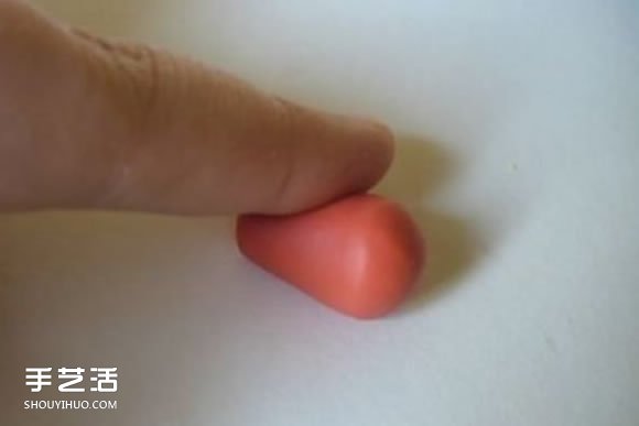 超轻粘土胡萝卜制作 手工DIY粘土胡萝卜图解