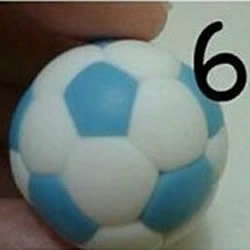 足球的制作方法 彩泥粘土软陶都可以用
