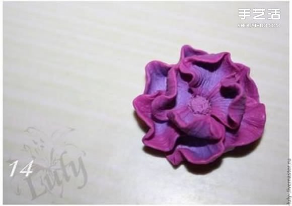 软陶花戒指制作教程 手工软陶花朵饰品DIY图解