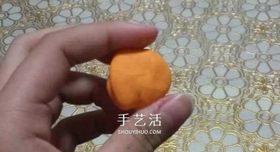 超轻粘土制作南瓜灯 万圣节粘土南瓜灯DIY