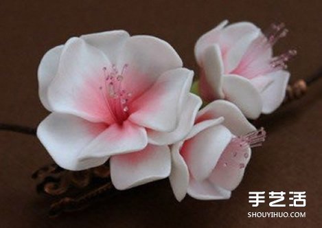 软陶制作梅花的方法 手工软陶梅花的做法图解