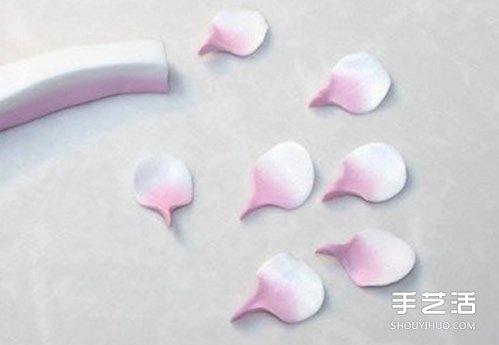 软陶制作梅花的方法 手工软陶梅花的做法图解