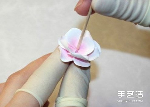 软陶制作梅花的方法 手工软陶梅花的做法图解