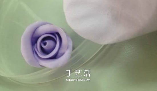 超轻粘土玫瑰花教程图解 让人惊艳的渐变色！